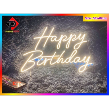 Đèn Led Neon Chữ Happy Birthday Để Bàn - Trang Trí Sinh Nhật Giá Rẻ 599k