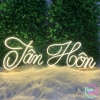 Đèn LED Neon Chữ Tân Hôn 25x75 cm Màu Vàng Nhạt - Trang Trí Đám Cưới Giá 400k 5