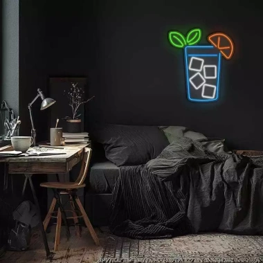 Đèn LED Neon Cốc Nước Treo Tường - Nhiều mẫu, kèm nguồn & miếng dán - Giá ưu đãi 299k