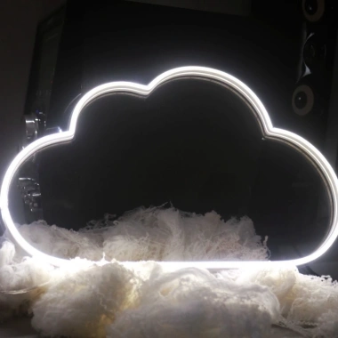 Đèn LED Neon Đám Mây Treo Tường Phòng Ngủ Ledlin - Ánh Sáng Mềm Mại, Tiết Kiệm