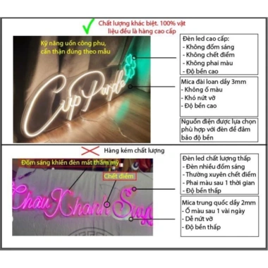 Đèn LED Neon Dán Tường - Trang trí quán, phòng ngủ, livestream, giá 15.000đ 3 Đèn LED Neon Dán Tường - Trang trí quán, phòng ngủ, livestream, giá 15.000đ 3