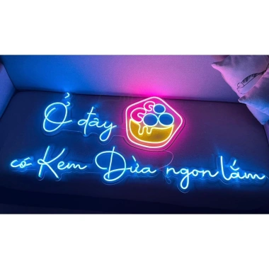 Đèn LED Neon Dán Tường - Trang trí quán, phòng ngủ, livestream, giá 15.000đ