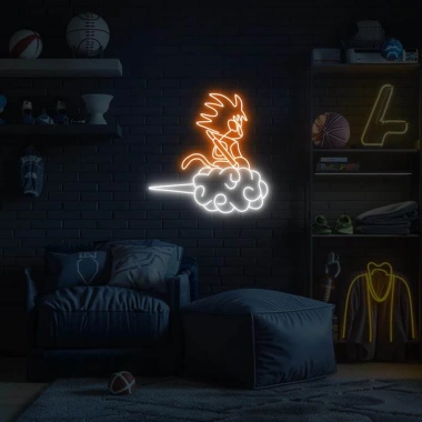 Đèn LED Neon GOKU treo tường đa mẫu, kèm nguồn & miếng dán - Giá 110.000₫
