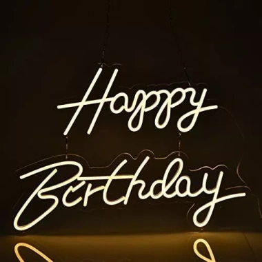 Đèn LED Neon Happy Birthday – Trang trí tiệc sinh nhật sang trọng, backdrop, giá 680.000₫