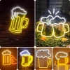 Đèn LED Neon Hình Cốc Bia - Trang Trí Quán Bar, Quán Ăn, Phòng Ngủ, Giá 165k