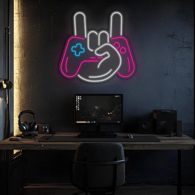 Đèn LED Neon Hình Game Pad treo tường Nhiều mẫu kèm nguồn và miếng dán chỉ 369k 5 Đèn LED Neon Hình Game Pad treo tường Nhiều mẫu kèm nguồn và miếng dán chỉ 369k 5