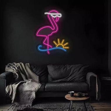 Đèn LED Neon Hình Hạc Treo Tường - Nhiều Mẫu, Kèm Nguồn và Miếng Dán, Giá 329.000₫