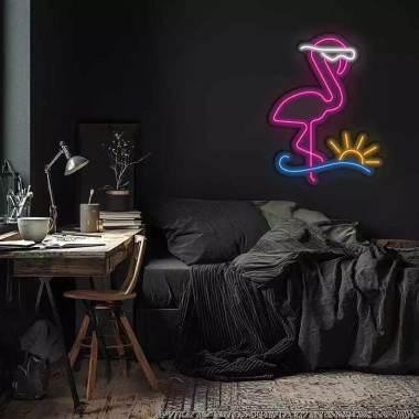 Đèn LED Neon Hình Hạc Treo Tường - Nhiều Mẫu, Kèm Nguồn và Miếng Dán, Giá 329.000₫