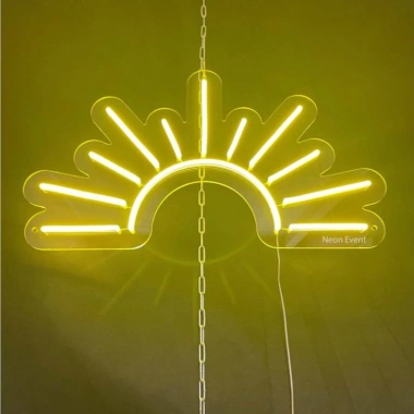 Đèn LED Neon Hình Mặt Trời Treo Tường - Nhiều mẫu, kèm nguồn & miếng dán, giảm giá 55k