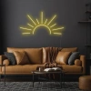 Đèn LED Neon Hình Mặt Trời Treo Tường - Nhiều mẫu, kèm nguồn & miếng dán, giảm giá 55k 3
