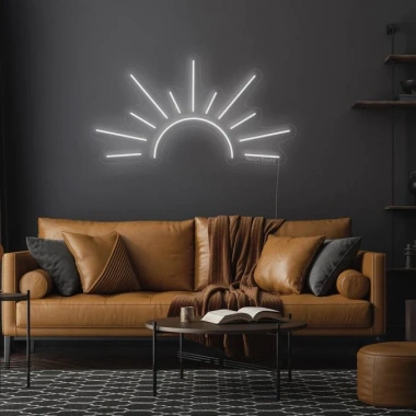 Đèn LED Neon Hình Mặt Trời Treo Tường - Nhiều mẫu, kèm nguồn & miếng dán, giảm giá 55k