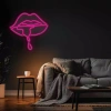 Đèn LED Neon Hình Môi Chảy Treo Tường - Kèm Nguồn & Miếng Dán, Giá 70.000₫ 3