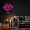 Đèn LED Neon Hình Môi Chảy Treo Tường - Kèm Nguồn & Miếng Dán, Giá 70.000₫ 6