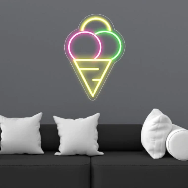Đèn LED Neon Hình Que Màu Kem - Trang Trí Cửa Hàng Siêu Đẹp, Giá Ưu Đãi 100k 5