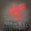 Đèn LED Neon Hình Rồng Treo Tường - Nhiều mẫu, kèm nguồn & miếng dán, giá 459.000₫