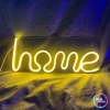 Đèn LED Neon Home 15x37cm Màu Vàng - Trang Trí Phòng Ngủ, Giá Ưu Đãi 100k