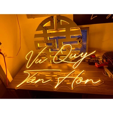 Đèn LED Neon Leo Decor Tân Hôn Vu Quy Trang Trí Tiệc Cưới Giá 310.000 VND 3