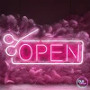 Đèn LED Neon OPEN 30x16cm - Bảng Hiệu Hair Salon Trang Trí Cửa Hàng, Giá Ưu Đãi 65.000 VNĐ 4