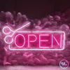 Đèn LED Neon OPEN 30x16cm - Bảng Hiệu Hair Salon Trang Trí Cửa Hàng, Giá Ưu Đãi 65.000 VNĐ 9