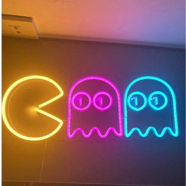 Đèn LED Neon PACMAN: Đèn neon sign trang trí phòng ngủ, decor treo tường, giá chỉ 39.000₫ 5