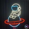 Đèn LED Neon Phi Hành Gia 40x30cm 3 màu xanh lam, trắng, đỏ trang trí phòng ngủ giá ưu đãi 89.000 4