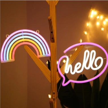 Đèn LED Neon tạo hình đa dạng decor, nguồn Pin AA + USB 2 trong 1, chỉ 79.000₫
