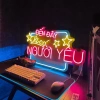 Đèn LED Neon Thiết Kế Tên - Decor Phòng Ngủ, Quán Bar, Quán Ăn - Dán Tường Giá 10.000đ 6