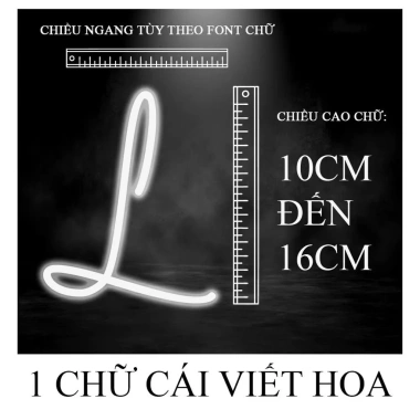 Đèn LED Neon Thiết Kế Tên - Decor Phòng Ngủ, Quán Bar, Quán Ăn - Dán Tường Giá 10.000đ 10 Đèn LED Neon Thiết Kế Tên - Decor Phòng Ngủ, Quán Bar, Quán Ăn - Dán Tường Giá 10.000đ 10