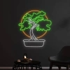 Đèn LED Neon Trang Trí Hình Chậu Cây Cảnh Treo Tường - Nhiều Mẫu, Kèm Nguồn và Miếng Dán, Giá Chỉ 100.000₫