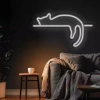 Đèn LED Neon Trang Trí Hình Mèo Lười Treo Tường - Kèm Nguồn & Miếng Dán - Giá 50.000₫ 4