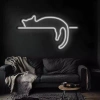 Đèn LED Neon Trang Trí Hình Mèo Lười Treo Tường - Kèm Nguồn & Miếng Dán - Giá 50.000₫ 5