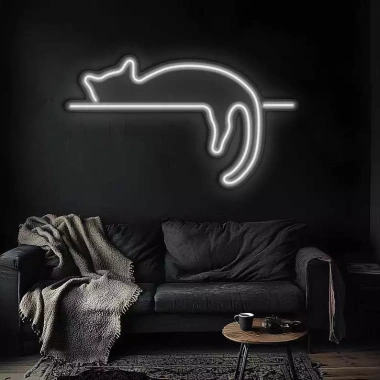 Đèn LED Neon Trang Trí Hình Mèo Lười Treo Tường - Kèm Nguồn & Miếng Dán - Giá 50.000₫ 5 Đèn LED Neon Trang Trí Hình Mèo Lười Treo Tường - Kèm Nguồn & Miếng Dán - Giá 50.000₫ 5
