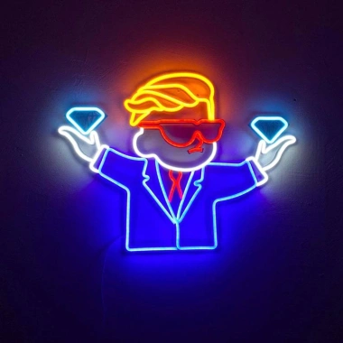 Đèn LED Neon Trang Trí Hình Quý Ông Treo Tường - Nhiều Mẫu, Kèm Nguồn & Miếng Dán, Giá Ưu Đãi 529k