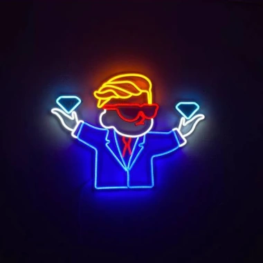Đèn LED Neon Trang Trí Hình Quý Ông Treo Tường - Nhiều Mẫu, Kèm Nguồn & Miếng Dán, Giá Ưu Đãi 529k