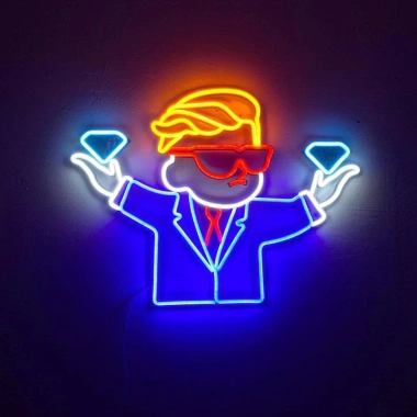 Đèn LED Neon Trang Trí Hình Quý Ông Treo Tường - Nhiều Mẫu, Kèm Nguồn & Miếng Dán, Giá Ưu Đãi 529k