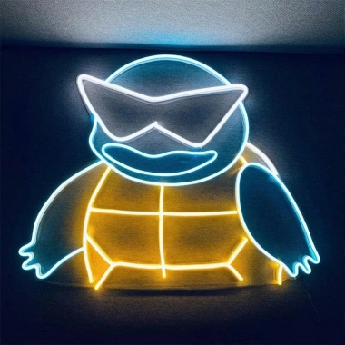 Đèn LED Neon Trang Trí Hình Rùa Treo Tường, Nhiều Mẫu, Kèm Nguồn và Miếng Dán, Giá 100.000₫