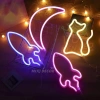 Đèn LED Neon Trang Trí Phòng Ngủ Treo Tường Đa Kiểu Màu Sắc Giảm 20k Tặng KEO DÍNH Giá 79.000 VND 7