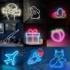 Đèn LED Neon trang trí phòng ngủ treo tường - Nhiều mẫu livestream, quà sinh nhật, kèm nguồn và miếng dán - Chỉ 80.000 3