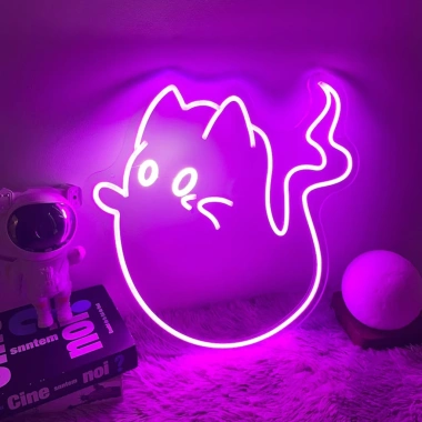 Đèn LED Neon trang trí phòng ngủ treo tường - Nhiều mẫu livestream, quà sinh nhật, kèm nguồn và miếng dán - Chỉ 80.000