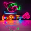 Đèn LED Neon tùy chỉnh tên chữ Decor dán tường phòng ngủ, quán bar, giá 9.000đ 5