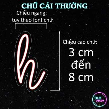Đèn LED Neon Tùy Chỉnh Tên - Trang Trí Phòng Ngủ, Tường Quán Nhậu, Kèm Logo & Phụ Kiện, Giá 15.000đ
