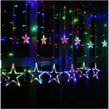 Đèn LED Ngôi Sao Treo Thả Nhấp Nháy Đa Màu – Tiệc, Noel, Sân Vườn, Quán Café 69.000đ 4