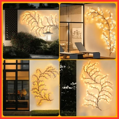 Đèn LED Nhánh Cây Hoa Đào 8 chế độ nháy - Điều khiển từ xa, giá ưu đãi 162.500₫
