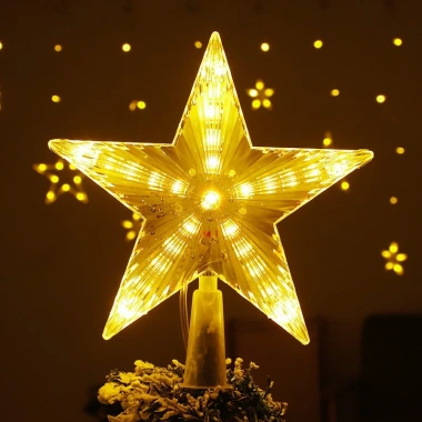 Đèn LED nhấp nháy ấm áp hình ngôi sao trang trí cây thông Noel - Giá 104.390 VND