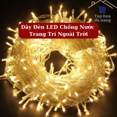 Đèn LED nháy 8 kiểu, dây 10-100m cắm điện, Giáng sinh & lễ Tết, giảm 22%