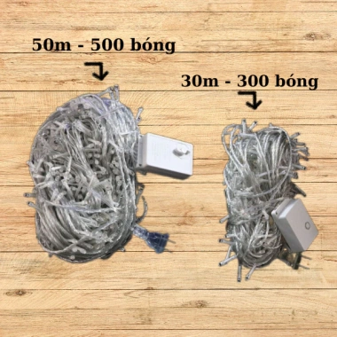 Đèn LED nháy 8 kiểu, dây 10-100m cắm điện, Giáng sinh & lễ Tết, giảm 22%