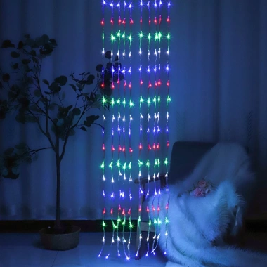 Đèn LED Nháy Mành Hiệu Ứng Thác Nước - Trang Trí Cây Nêu, Cây Cảnh Ngày Tết, Nhà Hàng, Quán Ăn - Giá 69.000đ 2 Đèn LED Nháy Mành Hiệu Ứng Thác Nước - Trang Trí Cây Nêu, Cây Cảnh Ngày Tết, Nhà Hàng, Quán Ăn - Giá 69.000đ 2