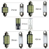 Đèn LED nội thất ô tô T10 12-24V - Đọc sách, đổi màu, chiếu biển số, ba màu