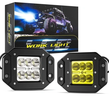 Đèn LED ô tô 18W kẻ sọc mạnh, phù hợp Wrangler Tank 300, đèn sương mù địa hình - Giá ưu đãi 246.783₫