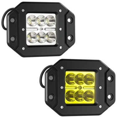 Đèn LED ô tô 18W kẻ sọc mạnh, phù hợp Wrangler Tank 300, đèn sương mù địa hình - Giá ưu đãi 246.783₫